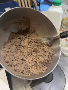 making Chocolate Hemp Protein Zucchini Cake - Gluten Free