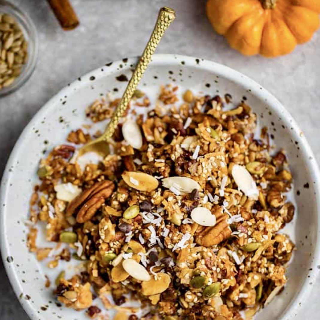 Hemp Seed Pumpkin Spiced Keto Granola