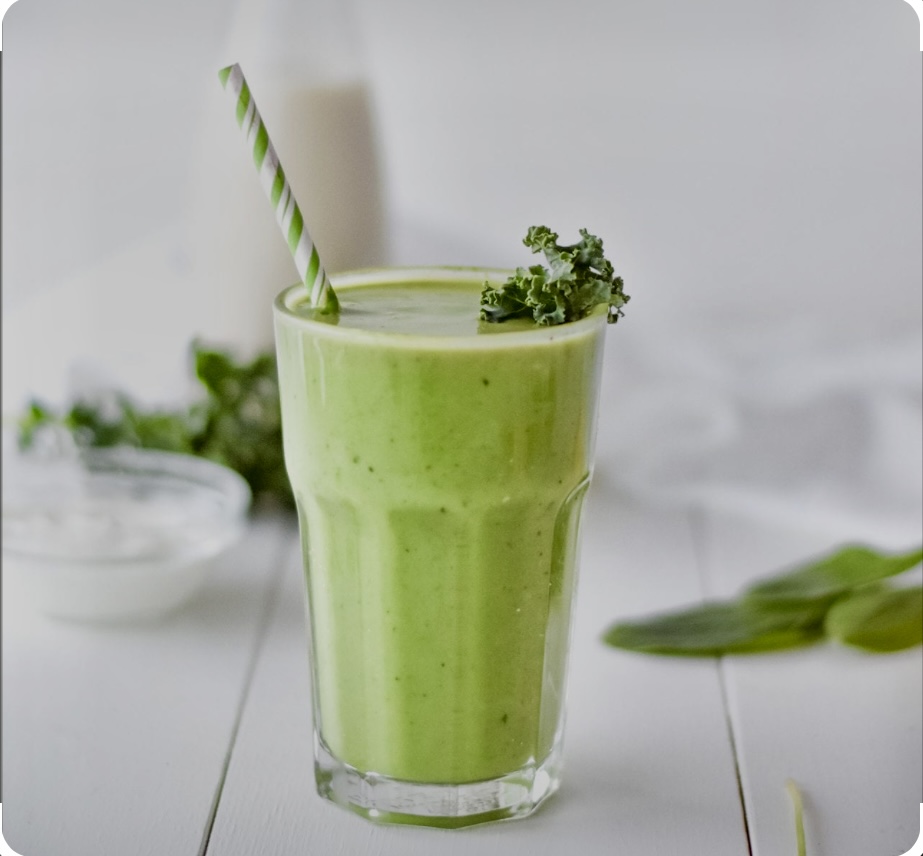 Back to School Hemp Protein Breakfast Ideas -hemp protein smoothie for keto, Keto Coconut Hemp Protein Green Smoothie