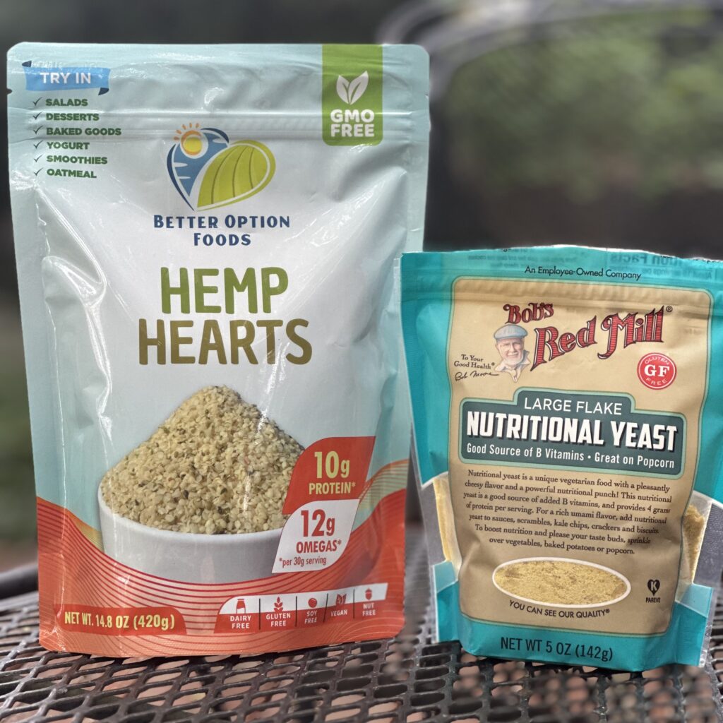 Hemp Seeds & Vitamin B12 with nutritional yeast